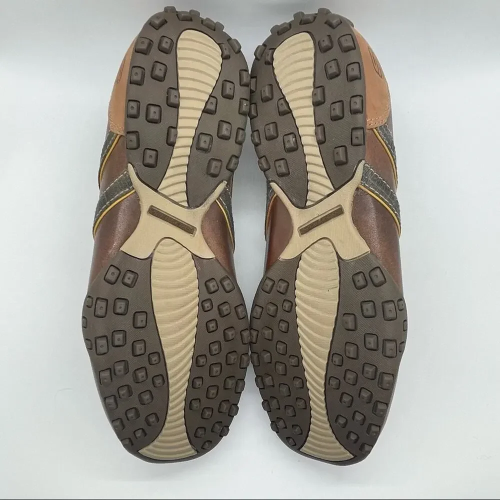 Men’s Two Tone Brown‎ and Tan Lace Up Leather Skechers EUC